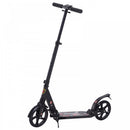 ALPINE SPIRIT Black Foldable Kick Scooter, Adjustable Height, 94L x 38W x 90-105Hcm