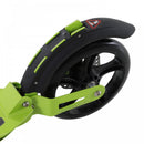 ALPINE SPIRIT Teen/Adults Aluminium Folding Kick Scooter w/ Shock Mitigation System Green