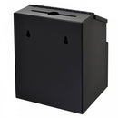 Steel Lockable Letter Box w/ Compartments Black