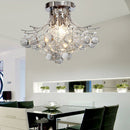 HOMCOM Crystal Ceiling Lighting Chandelier Mordern Style Pendant Light
