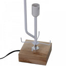 HOMCOM Linen Shade Tall Floor Lamp Beige