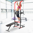 Pull Up Bar Power Tower Station for Home Gym Traning Workout Equipment With Sit Up Bench
