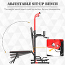 Pull Up Bar Power Tower Station for Home Gym Traning Workout Equipment With Sit Up Bench