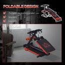 Multifunctional Sit Up Bench Foldable Exercise Weight Bench w/ Elastic Rope Fitness Equipment