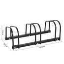 Bike Parking Rack, 70.5L cm, Steel-Black
