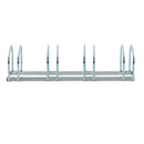 4-Bike Floor Bike Stand-Silver