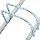 Bike Floor Parking Rack Bicycle Cycle Locking Stand Storage Holder Steel For 5 Bikes