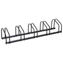 Bike Rack, 130Lx33Wx27H, Steel-Black