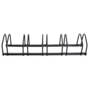 Bike Rack, 130Lx33Wx27H, Steel-Black
