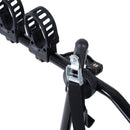 Outsunny 3 Bike Rear Hitch Mount Carry Rack Car Truck Carrier Bicycle Mountain Universal Fitting w/ Fix Strap Black