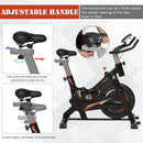 Steel Stationary Bike 5-Level Exercise Bike w/ LCD Monitor