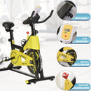 Indoor Exercise Bike with Belt Drive Adjustable Resistance Seat Handlebar