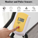Indoor Exercise Bike with Belt Drive Adjustable Resistance Seat Handlebar