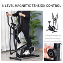 Magnetic Exercise Training Bike Stationary Bike w/ Flywheel & Digital Monitor