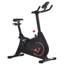 Magnetic Exercise Bike Adjustable Magnetic Resistance Cardio Workout Cycling Bike Trainer, 6kg Flywheel, LCD Display, and Adjustable Seat Height Black Indoor Trainer