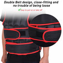 Outsunny 15kg Weight Vest Adjustable Exercise Workout w/ 36 Weights Padding Easy Use Cardio Running Fitness Black Red 15KGS Gym Training Loss
