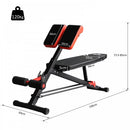 Multifunctional Hyper Dumbbell Bench Indoor Fitness Machine Weights Work Out Ab Sit Up Decline Flat Sit up