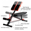 Multifunctional Hyper Dumbbell Bench Indoor Fitness Machine Weights Work Out Ab Sit Up Decline Flat Sit up