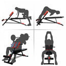 Multifunctional Hyper Dumbbell Bench Indoor Fitness Machine Weights Work Out Ab Sit Up Decline Flat Sit up