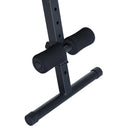 Sit-up Workout Bench, Steel-Black/Blue