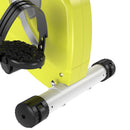 Steel Manual Stationary Bike Resistance Exercise Bike w/ LCD Monitor Yellow
