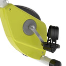 Steel Manual Stationary Bike Resistance Exercise Bike w/ LCD Monitor Yellow