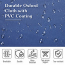 Outsunny Oxford Cloth Folding Single Camping Bed Lounger Blue
