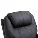Electric Massage Recliner Chair PU Leather Black Luxury Sofa Armchair Cinema Rocking Swivel Heated Nursing Gaming Thick
