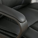 Vinsetto Executive Office Chair Swivel PU Leather Ergonomic Chair for Home, with Arm, Adjustable Height, Black Home Chair