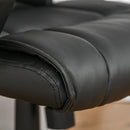 Vinsetto Executive Office Chair Swivel PU Leather Ergonomic Chair for Home, with Arm, Adjustable Height, Black Home Chair