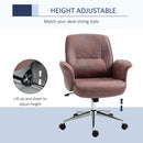Vinsetto Swivel Computer Office Chair for Home Study Bedroom - Red