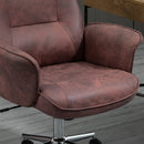 Vinsetto Swivel Computer Office Chair for Home Study Bedroom - Red