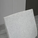 Vinsetto Office Chair Linen Swivel Computer Desk Chair Home Study Task Chair with Wheels, Arm, Light Grey Chair