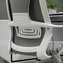 Vinsetto Mesh Office Chair & Massage Pillow Ergonomic Adjustable Height Headrest w/ Wheels High Back Armrest Rocking Home Study