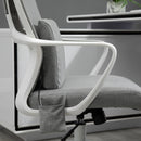 Vinsetto Mesh Office Chair & Massage Pillow Ergonomic Adjustable Height Headrest w/ Wheels High Back Armrest Rocking Home Study