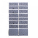 HOMCOM Shoe Rack - Black & White