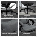 Vinsetto Office Chair 2-Point Removable Vibration Massage Pillow Executive Ergonomic USB Power Adjustable Height 360 Swivel
