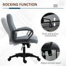 Vinsetto Office Chair with Massager Lumbar High Back Ergonomic Support Office 360-¦ Swivel Chairs Adjustable Height Backrest Grey 2-Point Massage