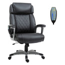 Vinsetto Massage Office Chair High Back with Armrest 6-Point Vibration Executive Chair with Adjustable Height and Built-in Lumbar Support Black w/