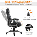 Vinsetto Massage Office Chair High Back with Armrest 6-Point Vibration Executive Chair with Adjustable Height and Built-in Lumbar Support Black w/