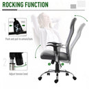 Vinsetto Office Chair W/High Back, PU Leather-Grey
