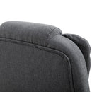 Vinsetto Office Chair with Retractable Footrest & Height Adjustable Comfortable with Armrests Ergonomic