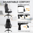 Vinsetto Mesh Ergonomic Home Office Chair w/ Headrest Black