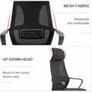 Vinsetto Mesh Ergonomic Home Office Chair w/ Headrest Black