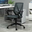 Vinsetto Mesh Ergonomic Home Office Chair w/ Armrest Grey