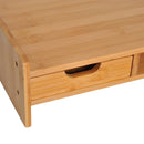 Bamboo Desktop/Monitor Riser W/ Drawer