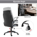 Vinsetto Executive Office Chair Sleek Ergonomic PU Leather 360° Rotation w/ Headrest in Black