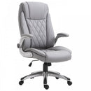 Vinsetto Executive Office Chair Sleek Ergonomic PU Leather 360-¦ Rotation w/ Headrest in Grey