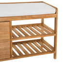 Entryway Shoe Bench, 69Lx34Wx48H cm, Paulownia sponge