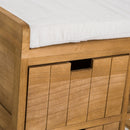 Entryway Shoe Bench, 69Lx34Wx48H cm, Paulownia sponge